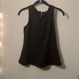 ⚠️2 FOR $8 SALE⚠️JCrew heathered peplum black top